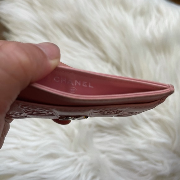 Chanel cardholder in pink - Picture 5 of 7